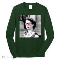 RIP Queen Elizabeth British Flag Sunglasses Long Sleeve Shirt thumb 0