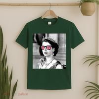 RIP Queen Elizabeth British Flag Sunglasses T-Shirt thumb 2