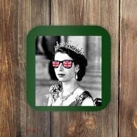 RIP Queen Elizabeth British Flag Sunglasses Coaster thumb 0