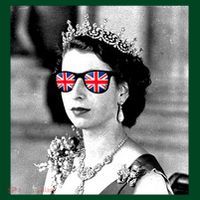 RIP Queen Elizabeth British Flag Sunglasses Kids Sweatshirt thumb 2