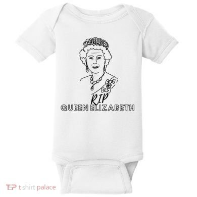 RIP Queen Elizabeth Baby Bodysuit