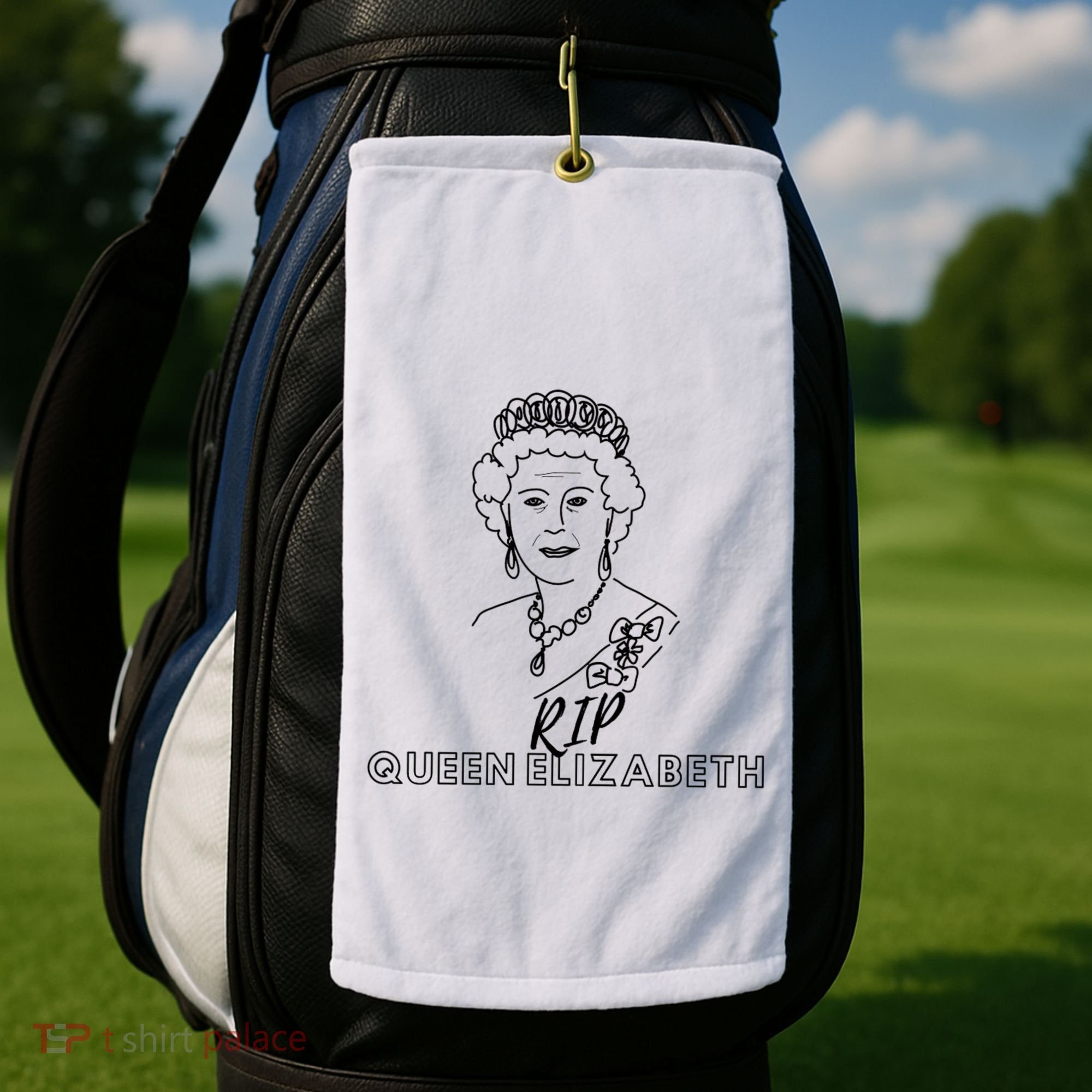 RIP Queen Elizabeth Golf Towel
