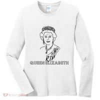 RIP Queen Elizabeth Women's Long Sleeve Shirt thumb 0
