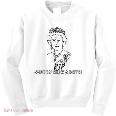 RIP Queen Elizabeth Kids Sweatshirt
