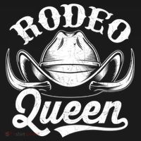 Rodeo Queen Funny Cow Cow Rodeo Horse Lover Gift Women's Hoodie thumb 2