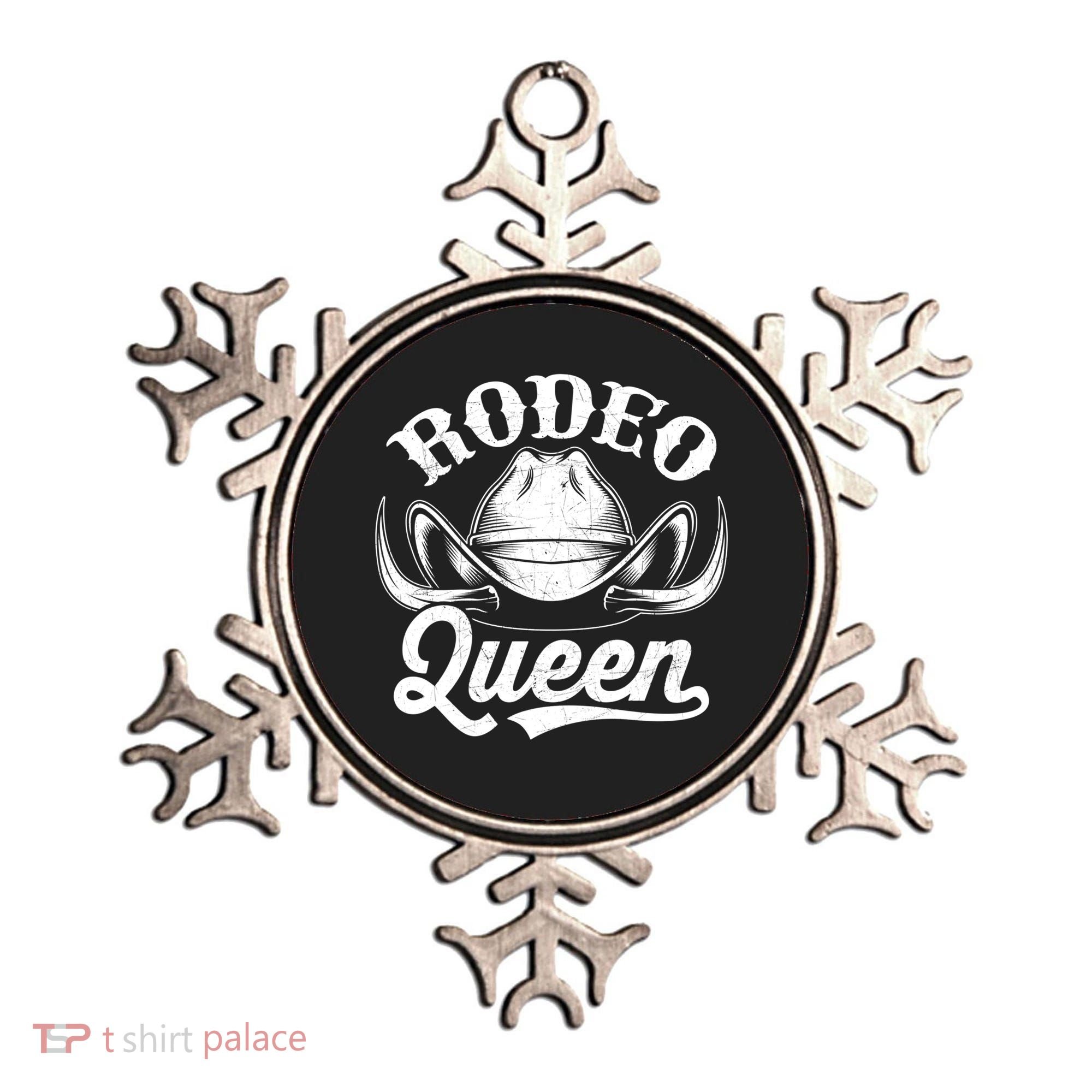 Rodeo Queen Funny Cow Cow Rodeo Horse Lover Gift Ornament