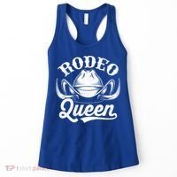 Rodeo Queen Funny Cow Cow Rodeo Horse Lover Gift Women's Tank Top thumb 0