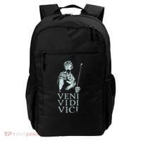 Roman Quotes Julius Caesar Figure Veni Vidi Vici Backpack thumb 0