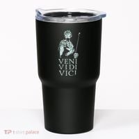 Roman Quotes Julius Caesar Figure Veni Vidi Vici Tumbler thumb 0
