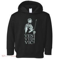 Roman Quotes Julius Caesar Figure Veni Vidi Vici Toddler Hoodie thumb 0