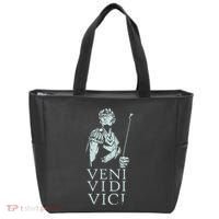 Roman Quotes Julius Caesar Figure Veni Vidi Vici Tote Bag thumb 0