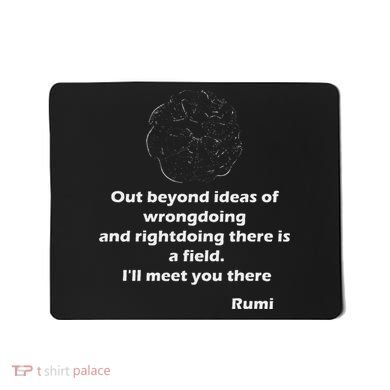 Rumi QuotesPoemsArt Mousepad