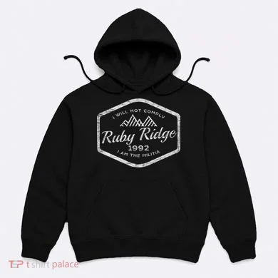 Ruby Ridge 1992. I Will Not Comply. Premium Hoodie