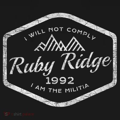 Ruby Ridge 1992. I Will Not Comply. Premium Women's Hoodie