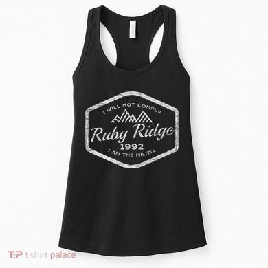 Ruby Ridge 1992. I Will Not Comply. Premium Women's Tank Top