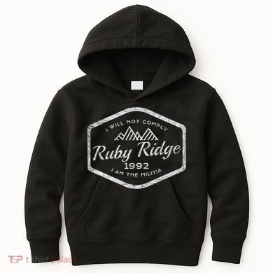 Ruby Ridge 1992. I Will Not Comply. Premium Kids Hoodie