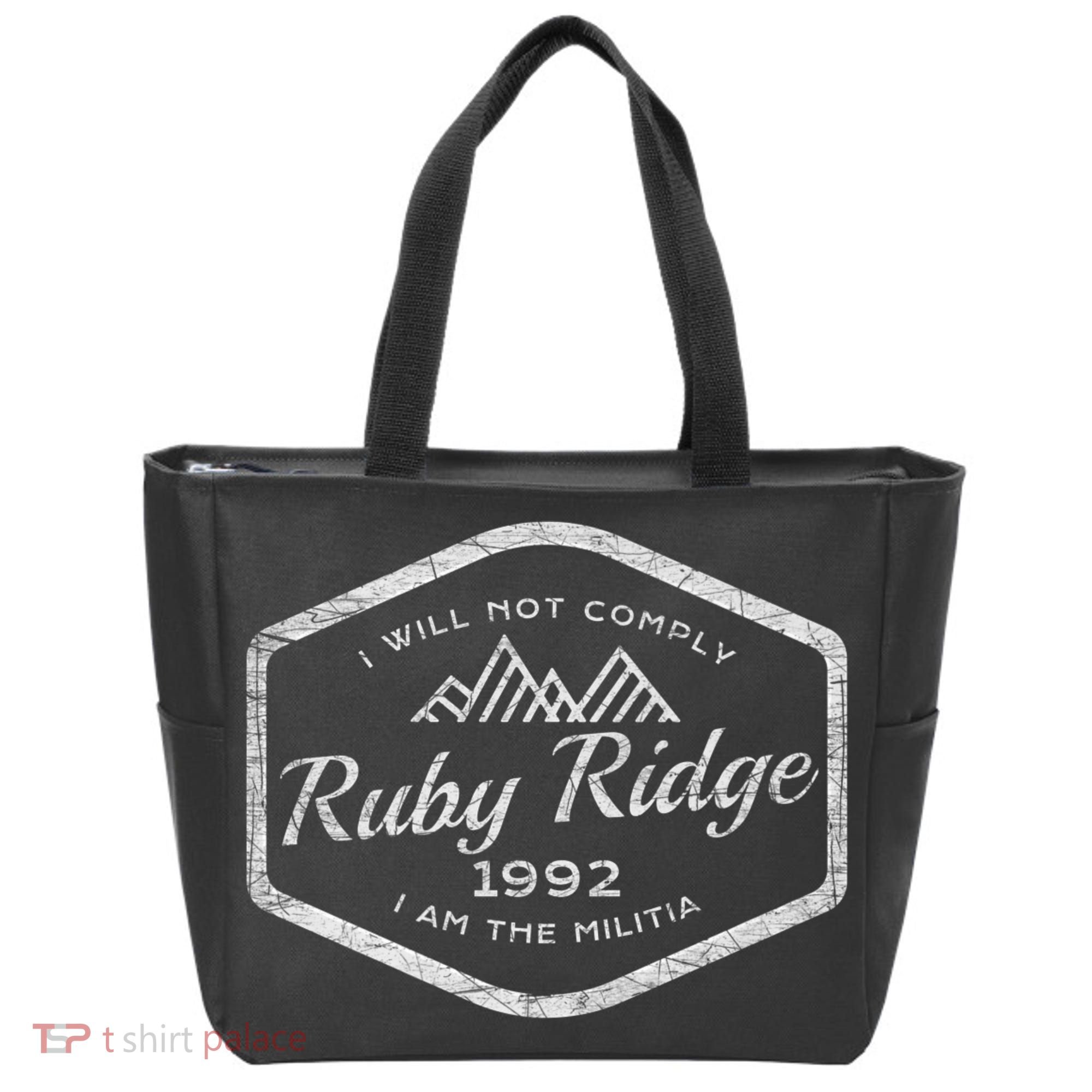 Ruby Ridge 1992. I Will Not Comply. Premium Bag