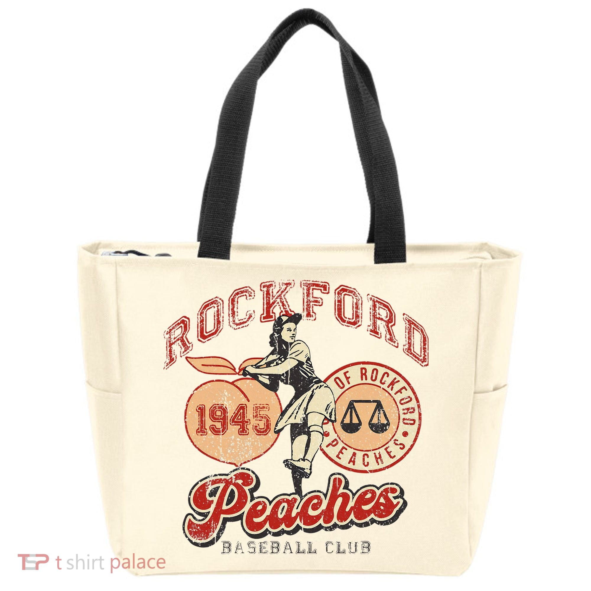Rockford Retro 1945 Peaches Tote Bag