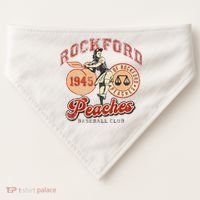 Rockford Retro 1945 Peaches USA-Made Doggie Bandana thumb 0