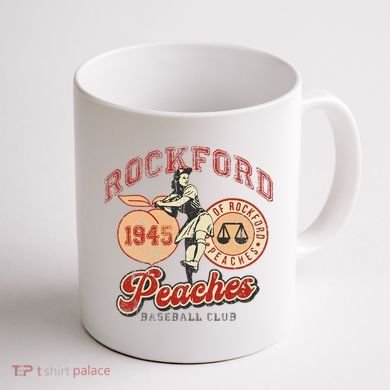 Rockford Retro 1945 Peaches Coffee Mug back
