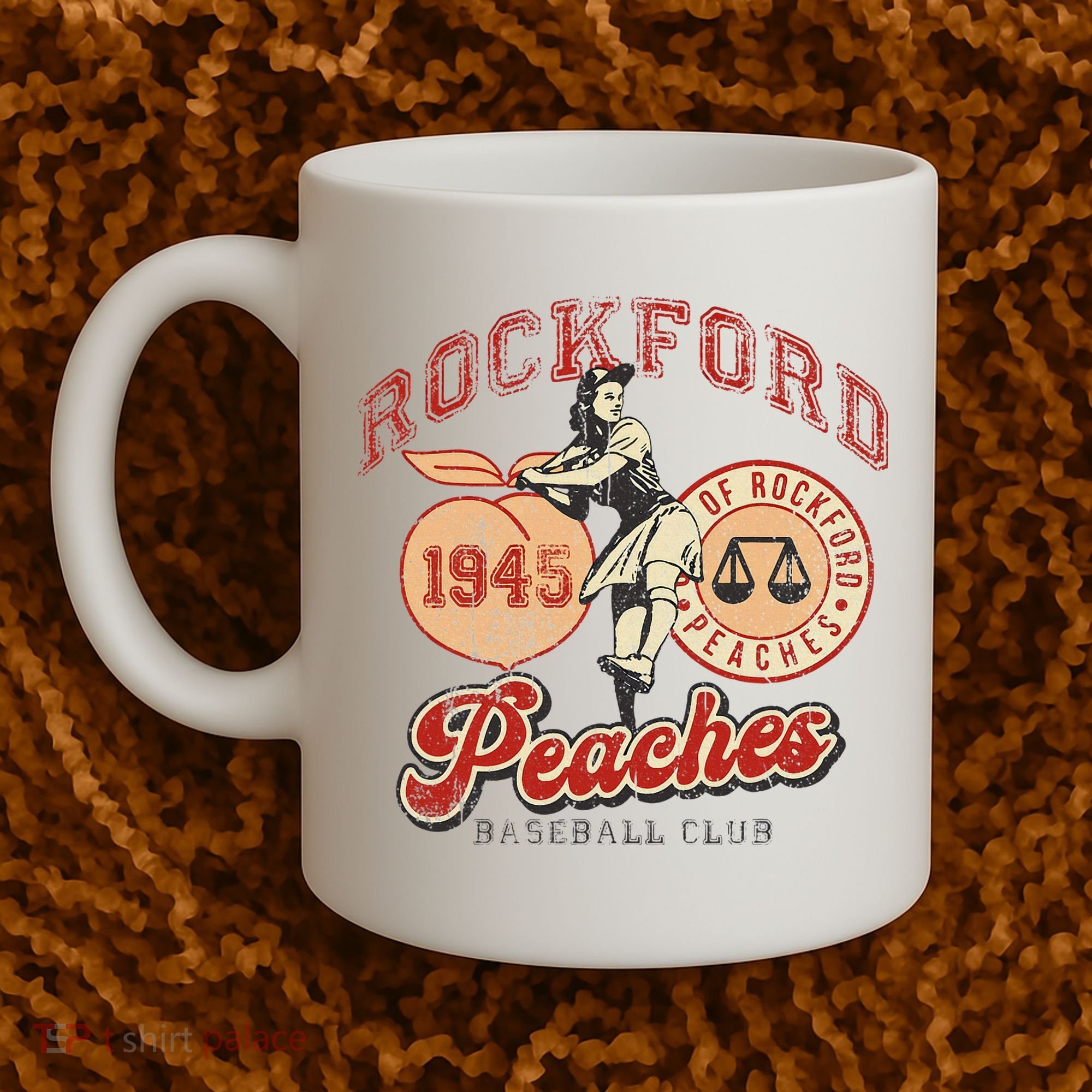 Rockford Retro 1945 Peaches Coffee Mug