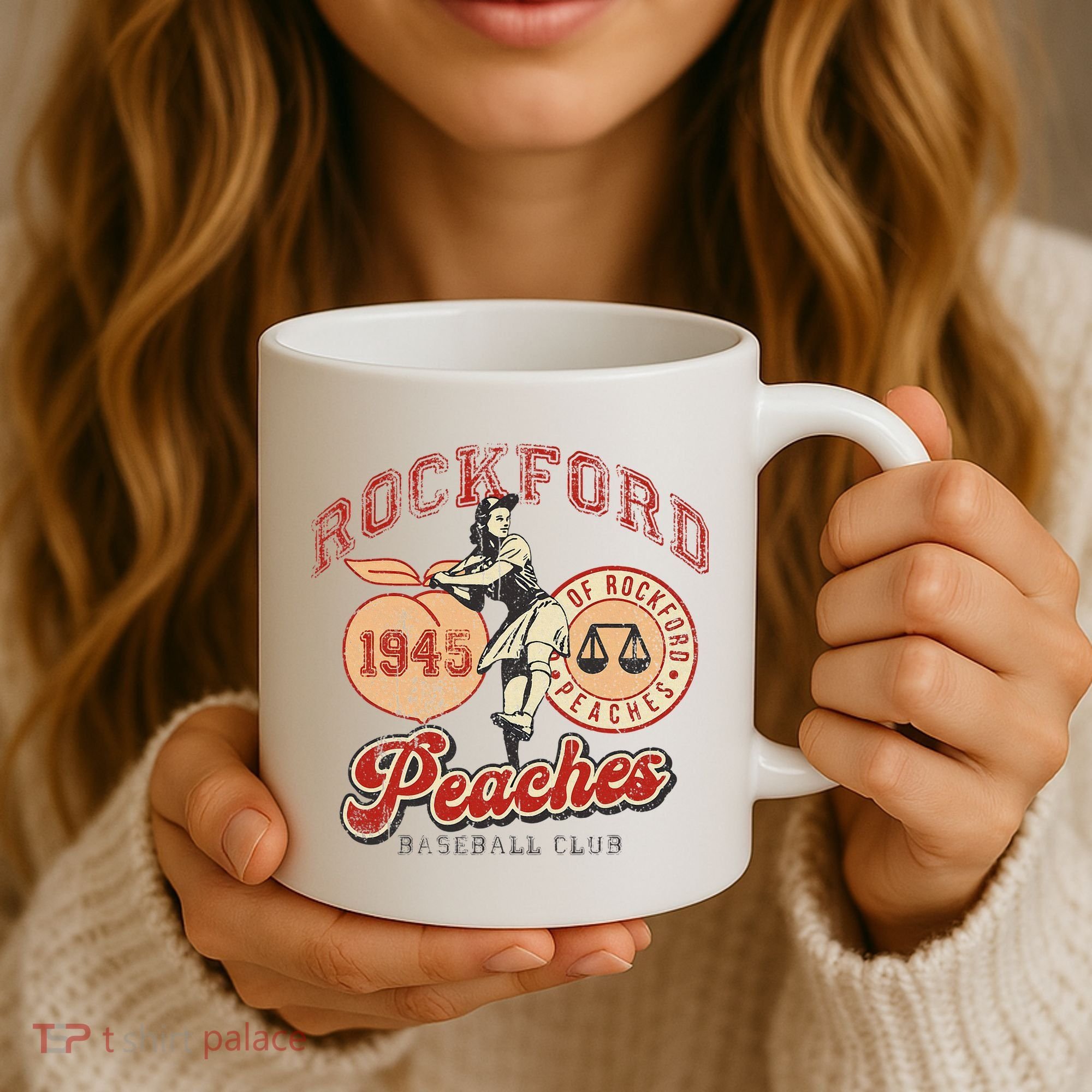 Rockford Retro 1945 Peaches Coffee Mug