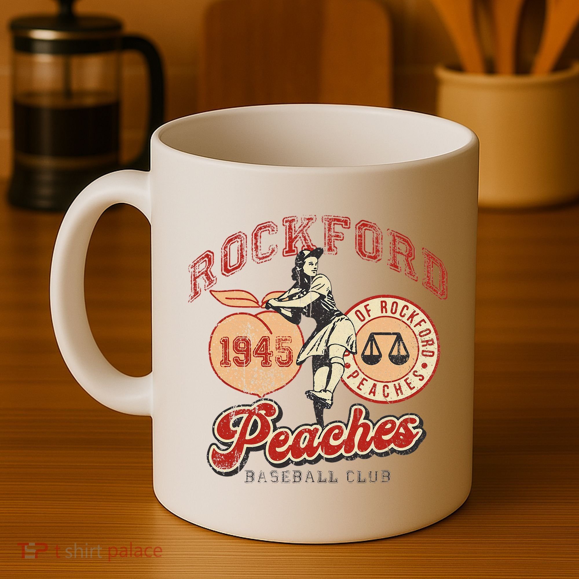Rockford Retro 1945 Peaches Coffee Mug