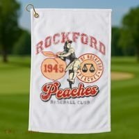 Rockford Retro 1945 Peaches Golf Towel thumb 1