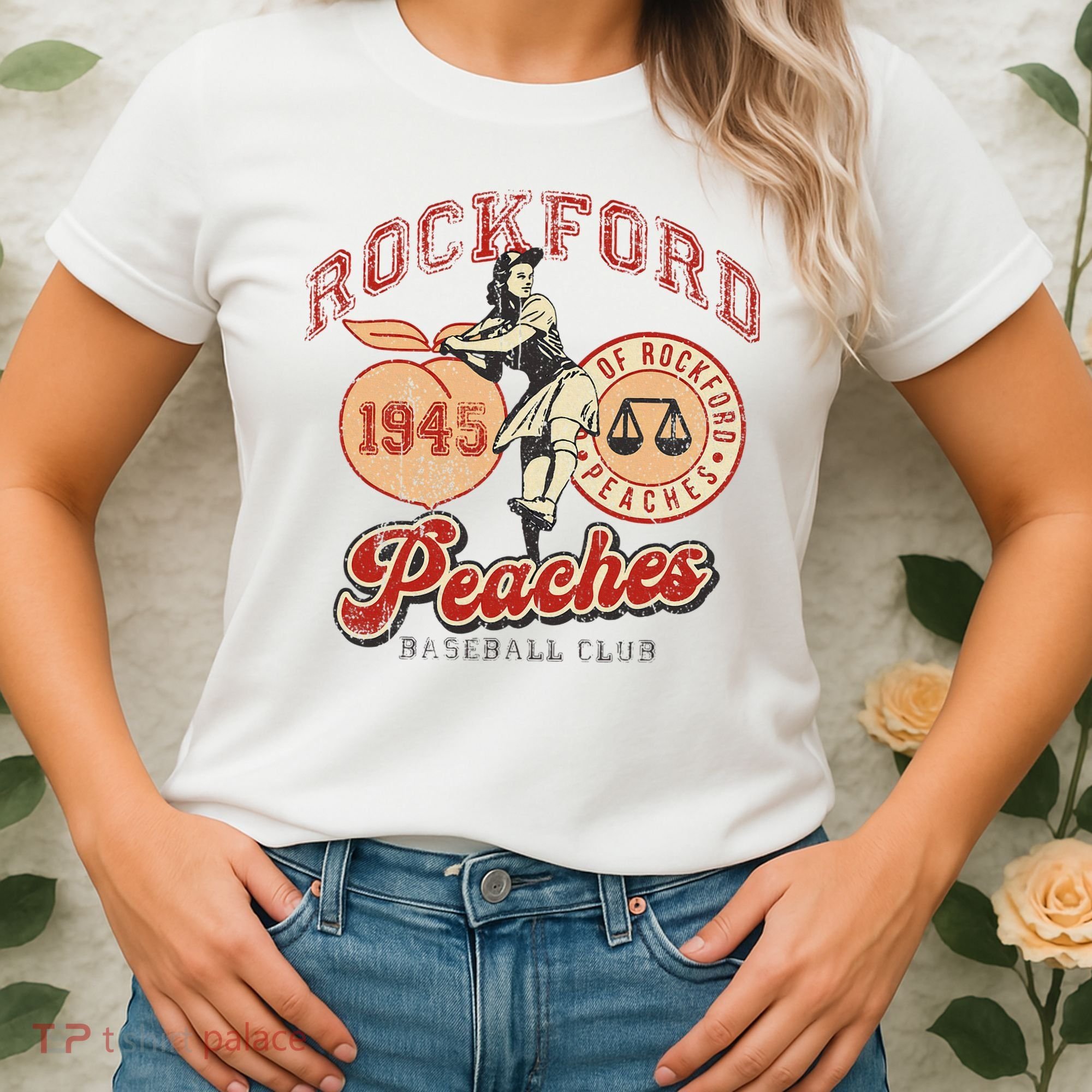 Rockford Retro 1945 Peaches Women's T-Shirt