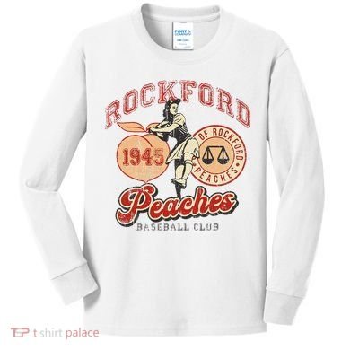 Rockford Retro 1945 Peaches Kids Long Sleeve Shirt