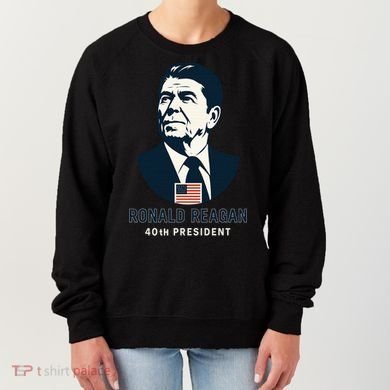 Ronald Reagan 40th President Minimalistic Women's Sweatshirt