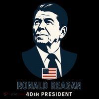 Ronald Reagan 40th President Minimalistic Long Sleeve Shirt thumb 2