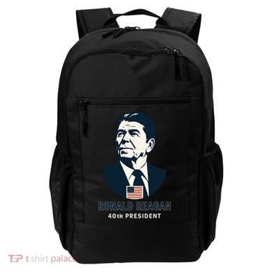 Ronald Reagan 40th President Minimalistic Backpack