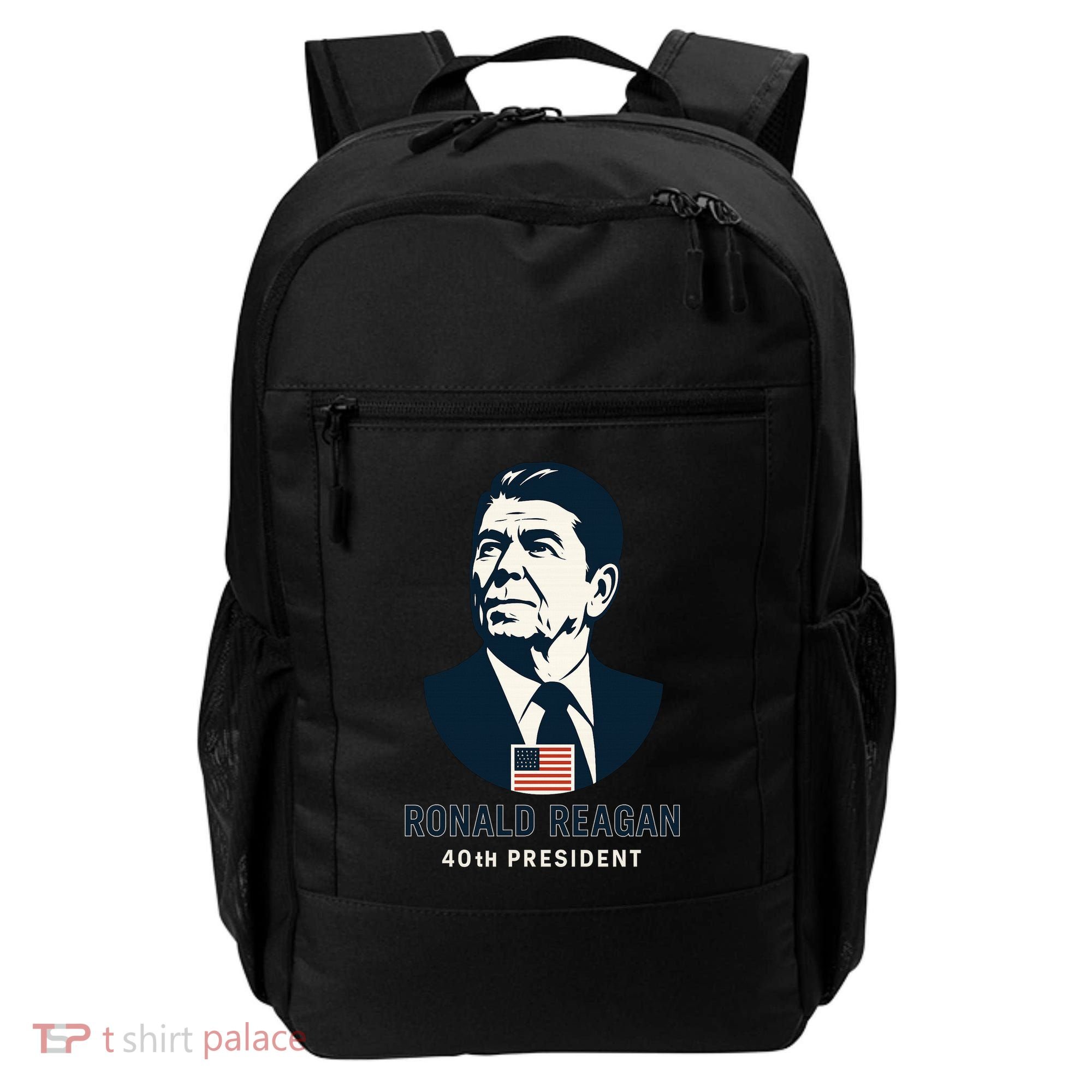 Ronald Reagan 40th President Minimalistic Backpack