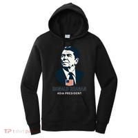 Ronald Reagan 40th President Minimalistic Women's Hoodie thumb 0