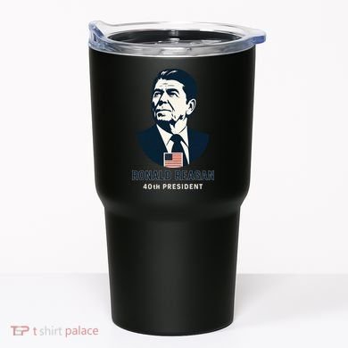 Ronald Reagan 40th President Minimalistic Tumbler
