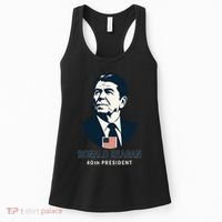 Ronald Reagan 40th President Minimalistic Women's Tank Top thumb 0