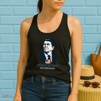 Ronald Reagan 40th President Minimalistic Women's Tank Top thumb 2