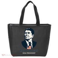 Ronald Reagan 40th President Minimalistic Tote Bag thumb 0