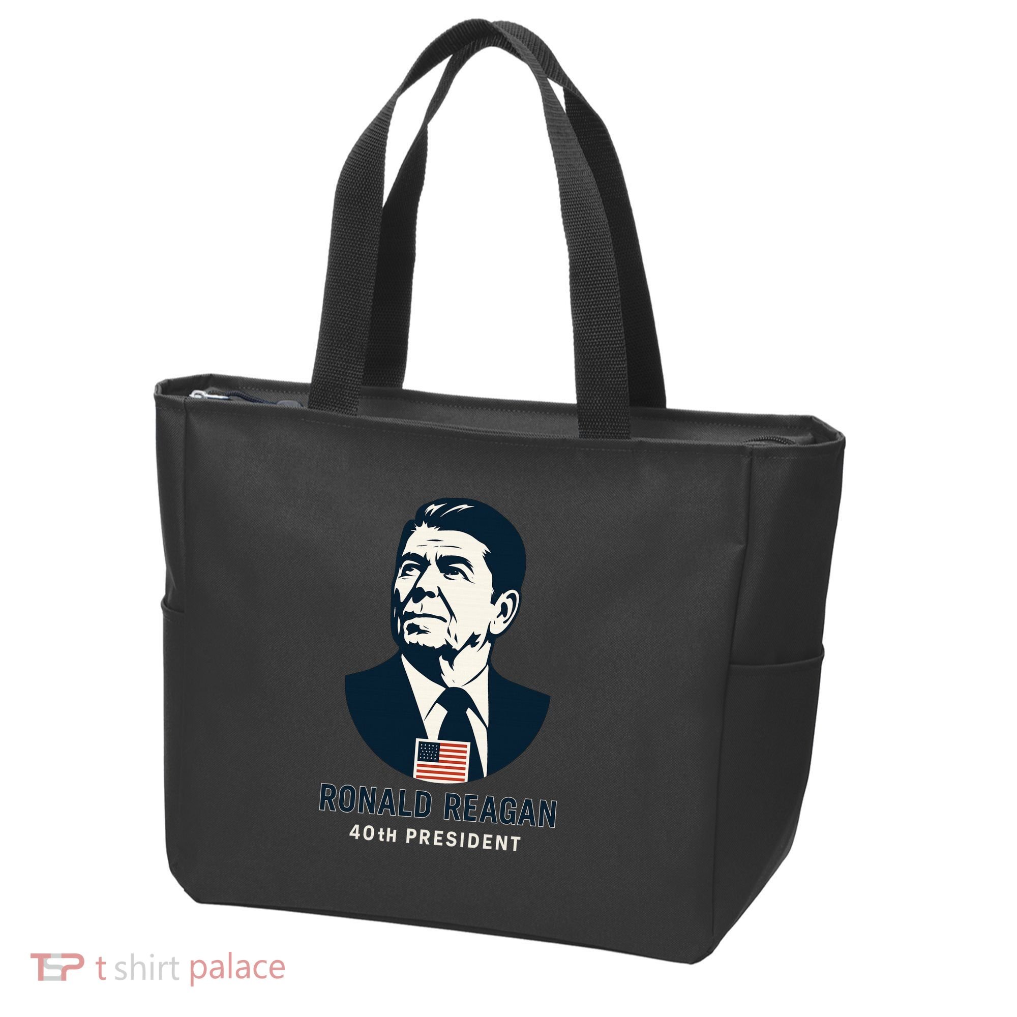 Ronald Reagan 40th President Minimalistic Tote Bag