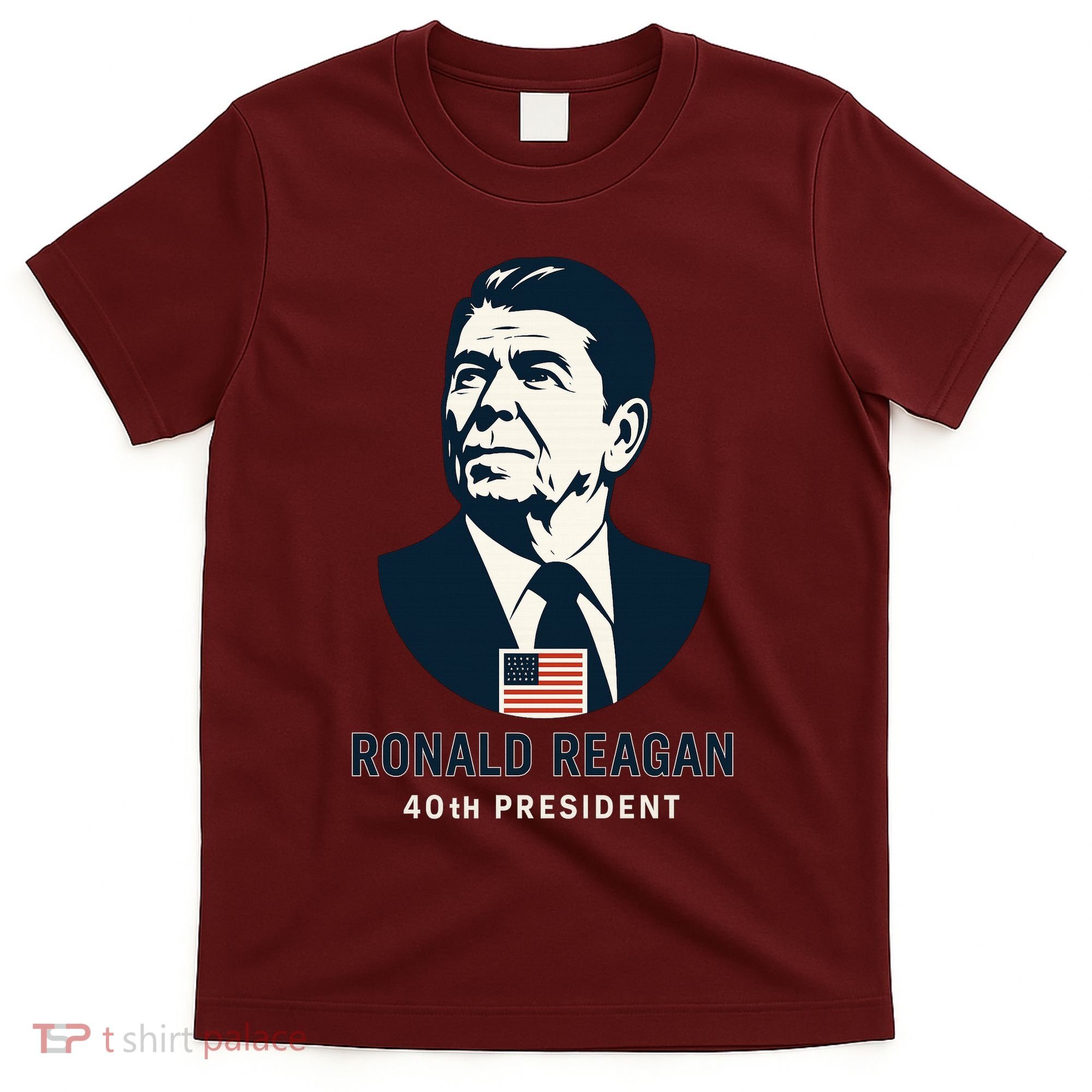 Ronald Reagan 40th President Minimalistic T-Shirt