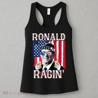 Ronald Ragin' 4th Of July Merica  American Flag Women's Tank Top thumb 3