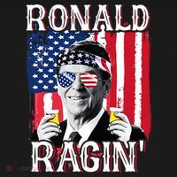 Ronald Ragin' 4th Of July Merica  American Flag Women's Tank Top thumb 5
