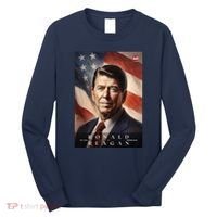 Ronald Reagan 40th President Of The United States Portrait Long Sleeve Shirt thumb 0