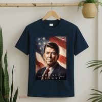 Ronald Reagan 40th President Of The United States Portrait T-Shirt thumb 2