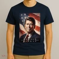 Ronald Reagan 40th President Of The United States Portrait T-Shirt thumb 3