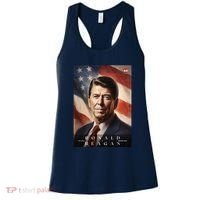 Ronald Reagan 40th President Of The United States Portrait Women's Tank Top thumb 0
