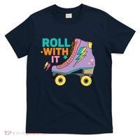 Retro Rollerskates 80S Derby Roller Skating For Teen Girl T-Shirt thumb 0