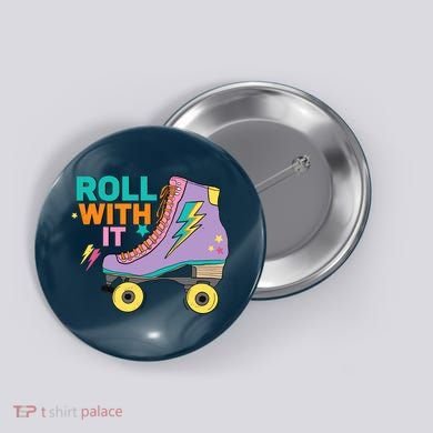 Retro Rollerskates 80S Derby Roller Skating For Teen Girl Button