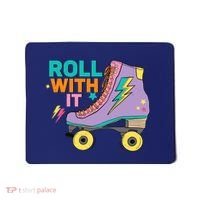 Retro Rollerskates 80S Derby Roller Skating For Teen Girl Mousepad thumb 0